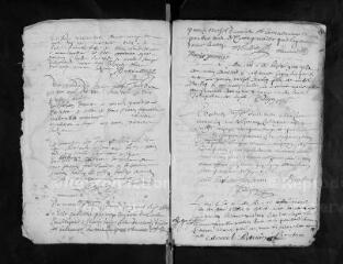 363 vues  - Registre paroissial. Baptêmes (1665-1667) ; baptêmes, mariages, sépultures (1667-1679) (ouvre la visionneuse)