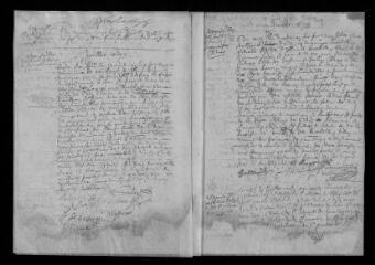 6 vues  - Registre paroissial. Mariages (mai 1676-novembre 1680) (ouvre la visionneuse)