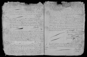 8 vues  - Registre paroissial. Baptêmes, mariages, sépultures (janvier-novembre 1727) (ouvre la visionneuse)