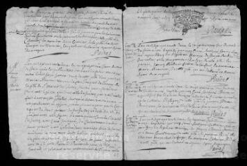 9 vues  - Registre paroissial. Baptêmes, mariages, sépultures (1732-octobre 1733) (ouvre la visionneuse)