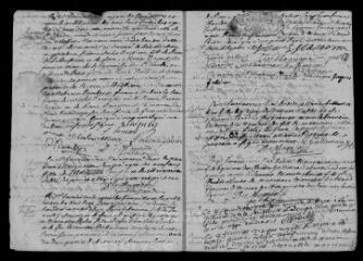 15 vues  - Registre paroissial. Baptêmes, mariages, sépultures (janvier-octobre 1712) (ouvre la visionneuse)