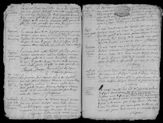 24 vues  - Registre paroissial. Baptêmes, mariages, sépultures (mai 1735-décembre 1736) (ouvre la visionneuse)