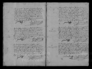 90 vues  - Registre paroissial. Baptêmes, mariages, sépultures (1670-août 1683) (ouvre la visionneuse)