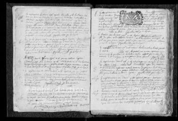 119 vues  - Registre paroissial. Baptêmes, mariages, sépultures (1706-1712 ; 1714-janvier 1730) (ouvre la visionneuse)