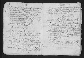 23 vues  - Registre paroissial. Baptêmes (février 1646-janvier 1650) (ouvre la visionneuse)