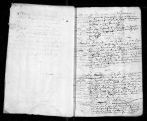 49 vues  - Registre paroissial. Baptêmes, mariages, sépultures (1668-septembre 1670) (ouvre la visionneuse)