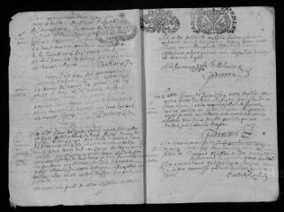 18 vues  - Registre paroissial. Baptêmes, mariages, sépultures (mars 1709-avril 1710) (ouvre la visionneuse)