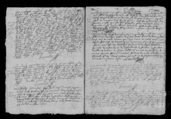 163 vues  - Registre paroissial. Baptêmes, mariages, sépultures (1680-mai 1693) (ouvre la visionneuse)
