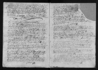 221 vues  - Registre paroissial des baptêmes, mariages, sépultures (1701-1728) lacunes (ouvre la visionneuse)