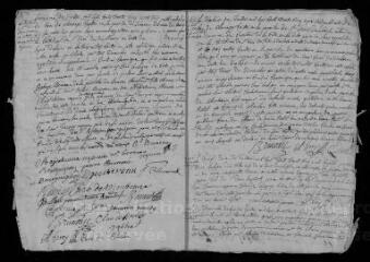 13 vues  - Registre paroissial. Baptêmes, mariages, sépultures (février 1735-décembre 1737) (ouvre la visionneuse)