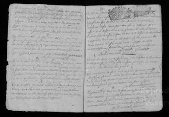 13 vues  - Registre paroissial. Baptêmes, mariages, sépultures (1717-novembre 1718) (ouvre la visionneuse)
