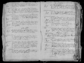 152 vues  - Registre paroissial. Sépultures (février 1655-mars 1692) (ouvre la visionneuse)