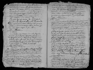 19 vues Registre paroissial. Baptêmes, mariages, sépultures (novembre1735-octobre 1736)