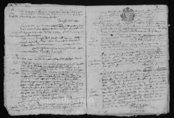 13 vues  - Registre paroissial. Baptêmes, mariages, sépultures (avril 1681-mars 1683) (ouvre la visionneuse)