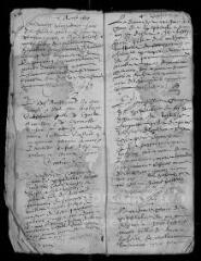 76 vues  - Registre paroissial. Baptêmes (avril 1627-août1637) (ouvre la visionneuse)