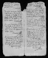 17 vues  - Registre paroissial. Mariages (février 1625-mai 1636) (ouvre la visionneuse)