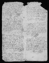 7 vues  - Registre paroissial. Baptêmes (octobre 1642-septembre 1643) (ouvre la visionneuse)
