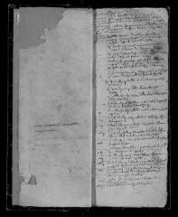 142 vues  - Registre paroissial. (1 page sans date) ; Baptêmes, mariages, sépultures (1630 - janvier 1631) ; baptêmes (1590-novembre 1630) (ouvre la visionneuse)