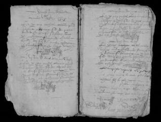 30 vues  - Registre paroissial. Baptêmes (décembre 1574-septembre 1587) (ouvre la visionneuse)