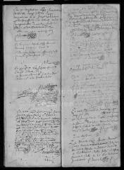 19 vues  - Registre paroissial. Mariages (juin 1638-janvier 1667) (ouvre la visionneuse)