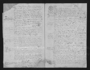 30 vues  - Registre paroissial. Baptêmes, séputures (avril 1674-novembre 1678) ; baptêmes, mariages, sépultures (1679-novembre 1680) (ouvre la visionneuse)