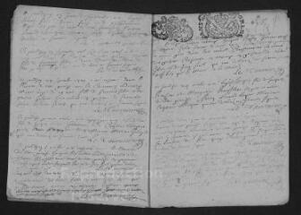 8 vues  - Registre paroissial. Baptêmes, sépultures (mars-décembre 1709) ; baptêmes, mariages, sépultures (janvier-novembre 1710) (ouvre la visionneuse)