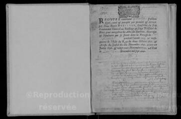 50 vues  - Registre paroissial. Baptêmes, mariages, sépultures (février 1703-novembre 1712) (ouvre la visionneuse)