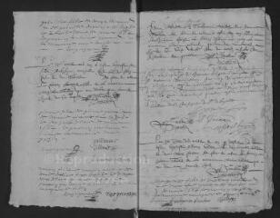 25 vues  - Registre paroissial. Baptêmes (février 1664-mars 1666) (ouvre la visionneuse)