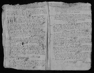36 vues  - Registre paroissial. Baptêmes, mariages, sépultures (mars 1689-mars 1692) (ouvre la visionneuse)