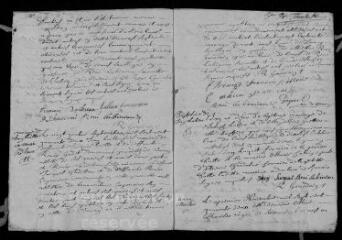 7 vues  - Registre paroissial. Baptêmes, mariages, sépultures (janvier-novembre 1742) (ouvre la visionneuse)