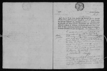 8 vues  - Registre paroissial. Baptêmes, mariages, sépultures (janvier-novembre 1751) (ouvre la visionneuse)