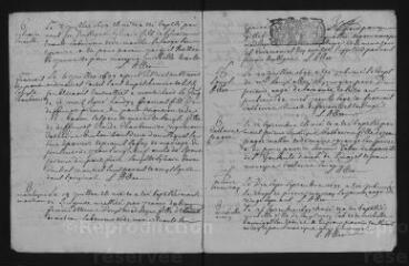 8 vues  - Registre paroissial. Baptêmes, mariages, sépultures (janvier-novembre 1699) (ouvre la visionneuse)