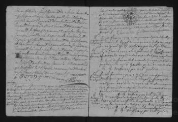 9 vues  - Registre paroissial. Baptêmes, mariages, sépultures (1729) ; sépulture (janvier 1730) (ouvre la visionneuse)