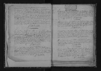 186 vues  - Registre paroissial. Baptêmes, mariages, sépultures (1698-1722) ; baptême (janvier 1723) (ouvre la visionneuse)