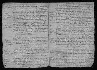 7 vues Registre paroissial. Baptêmes, mariages, sépultures (juin-décembre 1691)