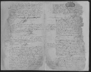 23 vues Registre paroissial. Baptêmes, mariages, sépultures (novembre 1710-novembre 1712)