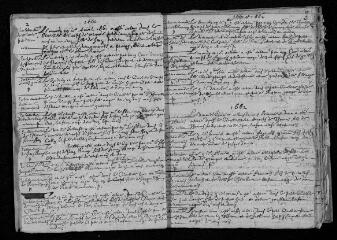 24 vues  - Registre paroissial. Sépultures (1661-mars 1680) (ouvre la visionneuse)