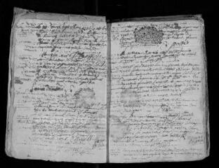 213 vues Registre paroissial. Baptêmes, mariages, sépultures (mars 1714-décembre 1723) ; baptêmes (janvier 1724)