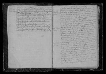154 vues  - Regsitre paroissial. Baptêmes, mariages, sépultures (1713-5 mai 1730) (ouvre la visionneuse)
