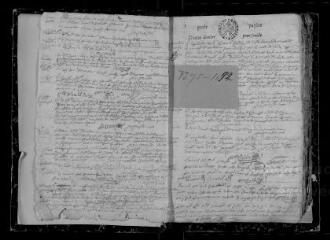 117 vues  - Registre paroissial. Baptêmes, mariages, sépultures (octobre 1675-juillet 1692) (ouvre la visionneuse)
