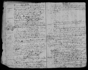 71 vues  - Registre paroissial. Baptêmes, mariages, sépultures (juillet 1679-décembre 1685) (ouvre la visionneuse)