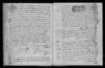 9 vues  - Registre paroissial. Baptêmes, mariages, sépultures (septembre 1722-février 1724) (ouvre la visionneuse)