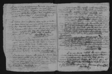 11 vues  - Registre paroissial. Baptêmes, mariages, sépultures (1732) ; baptêmes, sépultures (janvier 1733) (ouvre la visionneuse)