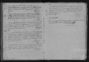 165 vues  - Registre paroissial. Baptêmes, mariages, sépultures (juillet 1692-juillet 1730) (ouvre la visionneuse)