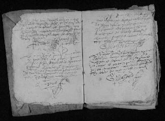 37 vues  - Registre paroissial. Baptêmes (mai 1588-décembre 1595) (ouvre la visionneuse)
