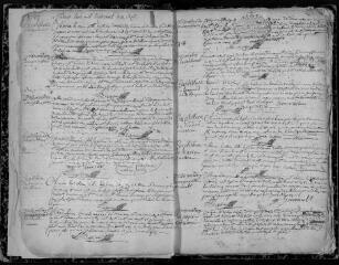 145 vues  - Registre paroissial des baptêmes, maraiages, sépultures (novembre 1715-novembre 1777) (ouvre la visionneuse)