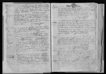258 vues  - Registre paroissial des baptêmes, mariages, sépultures (1688 - janvier 1700) (ouvre la visionneuse)