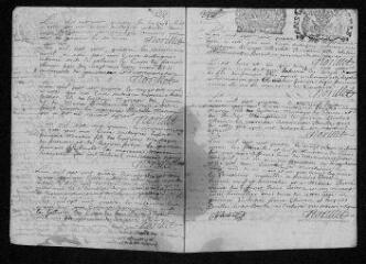13 vues  - Registre paroissial. Baptêmes, mariages, sépultures (1704-mars 1705) (ouvre la visionneuse)