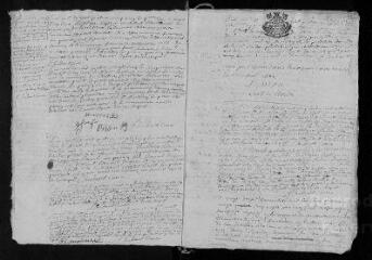 29 vues  - Registre paroissial. Baptêmes, mariages, sépultures (avril 1685-avril 1690) (ouvre la visionneuse)