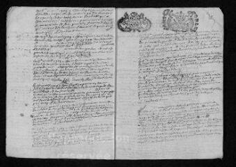 11 vues  - Registre paroissial. Baptêmes, mariages, sépultures (1709) - Baptême (janvier 1710) (ouvre la visionneuse)